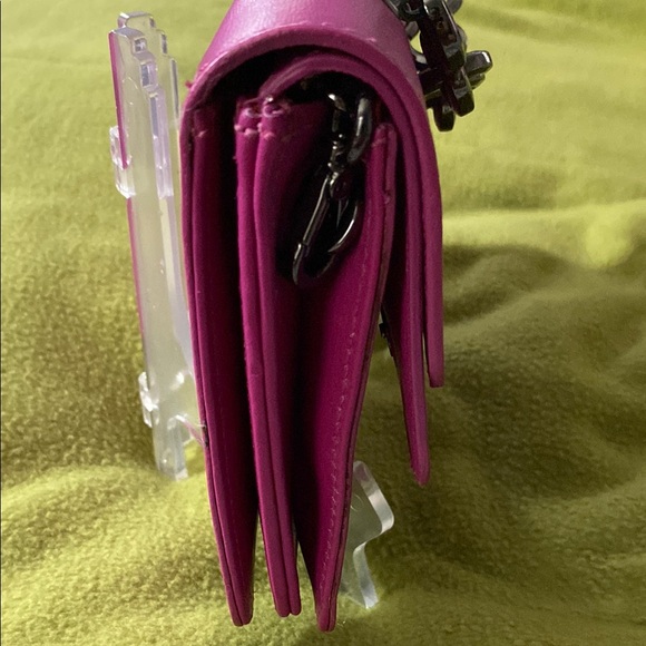 Schutz Pink Leather Shoulder Bag - Picture 6 of 13